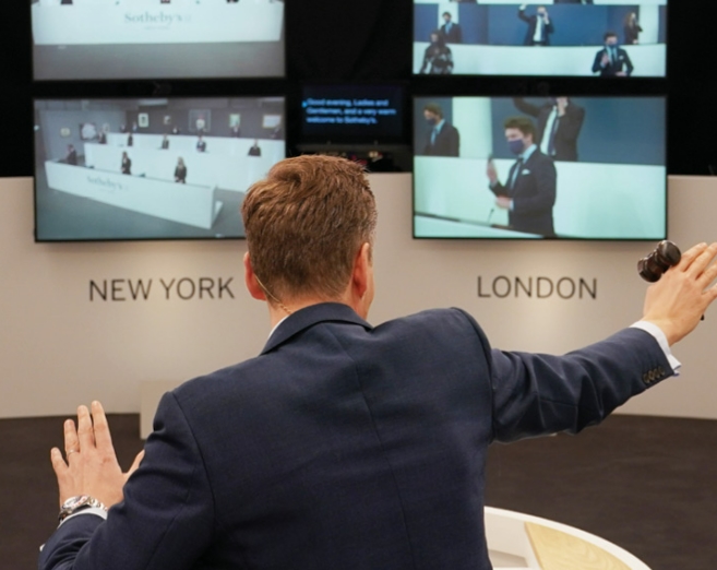 New York and London